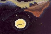 Arthur Dove Me and the Moon oil